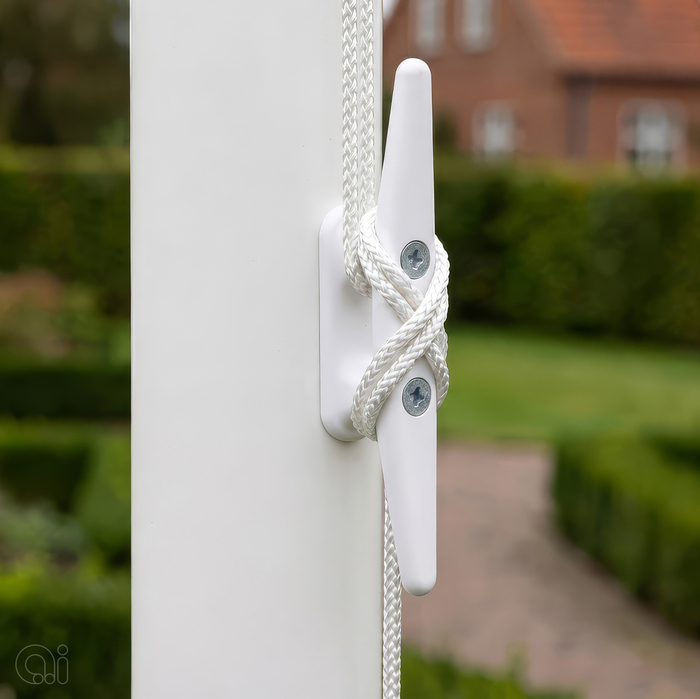 Flaglineholder 170 mm hvid